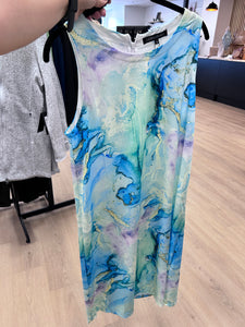 PLUS Compliments Amy Watercolour Tank Dress