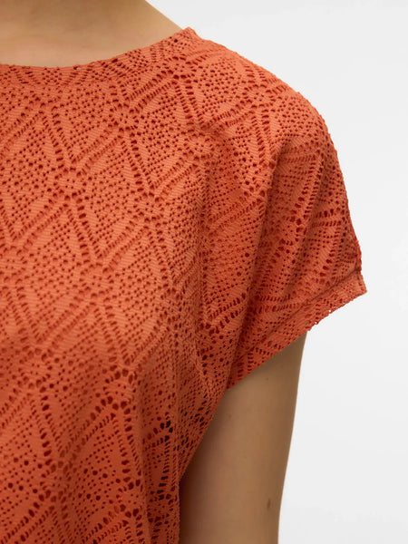 Maya Lace Top (Langoustino)