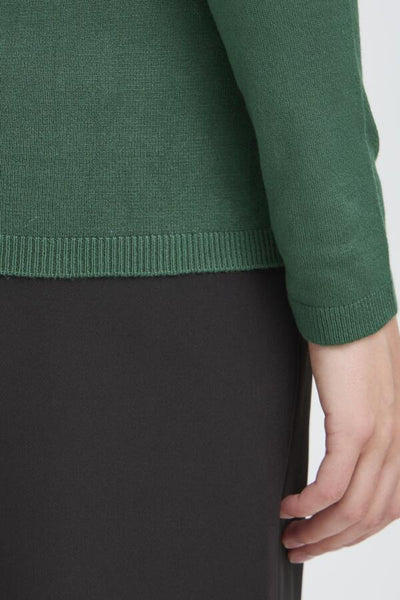 Mafa Fitted Turtleneck Sweater (Pineneedle)