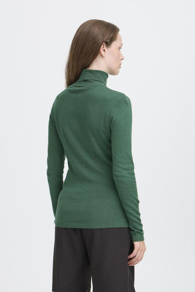 Mafa Fitted Turtleneck Sweater (Pineneedle)