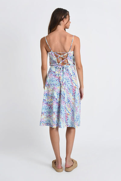 Amaya Printed Midi Dress