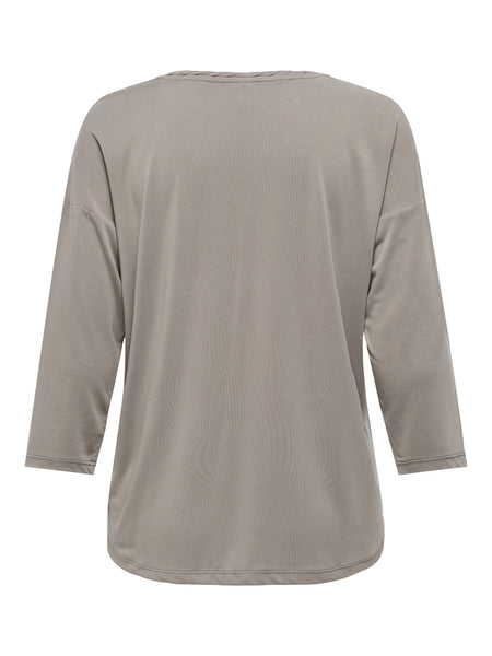 Hannah 3/4 Sleeve Top (Cinder)