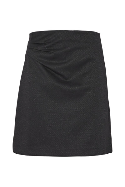 Katie Lurex Sparkle Skirt (Black)