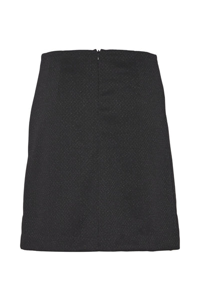 Katie Lurex Sparkle Skirt (Black)