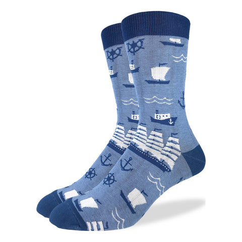 Men's Sailing Ships Good Luck Socks