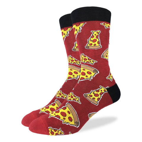 Men's Pizza Good Luck Socks