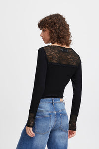 Detta Lace Accent Top