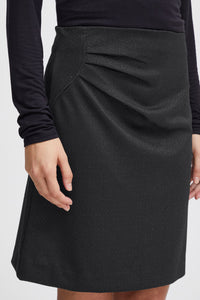 Katie Lurex Sparkle Skirt (Black)