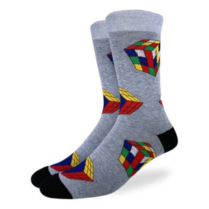 Men's Rubik's Cube Good Luck Socks