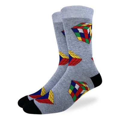 Men's Rubik's Cube Good Luck Socks
