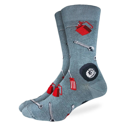 Men's Car Mechanic Good Luck Socks