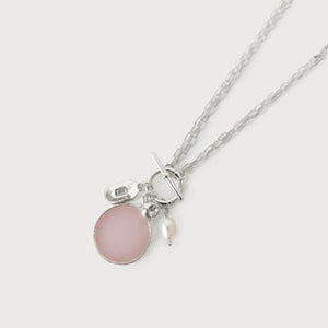 Lauren Adjustable Length Natural Stone Necklace - 2 Colour Options