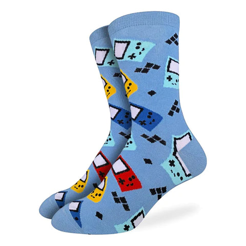 Men's Handheld Game Console Good Luck Socks