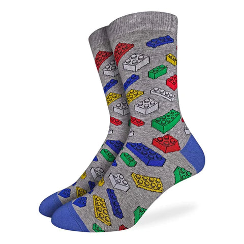 Men's Building Blocks Good Luck Socks