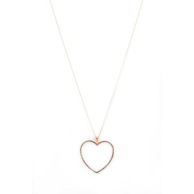 Thea Adjustable Heart Necklace - 3 Colour Options