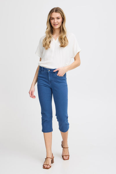 Elli Stretch Denim Capri