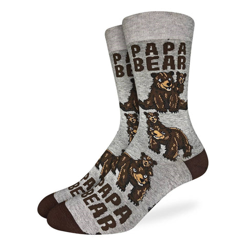 Men's Papa Bear Good Luck Socks