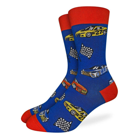 Men's Race Cars Good Luck Socks