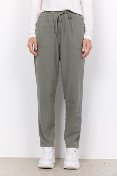 Cissie Cotton Crop Pant  (Misty)