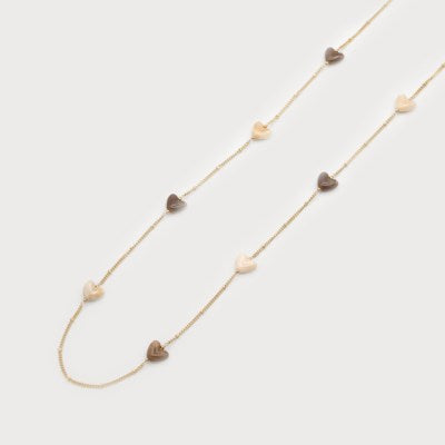 Dalia Heart Stainless Steel Necklace- 2 Colour Options