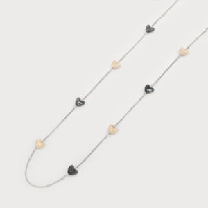 Dalia Heart Stainless Steel Necklace- 2 Colour Options