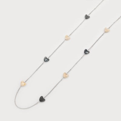Dalia Heart Stainless Steel Necklace- 2 Colour Options