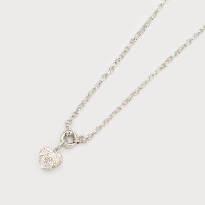 Aurora Glitter Heart Necklace - 2 Colour Options