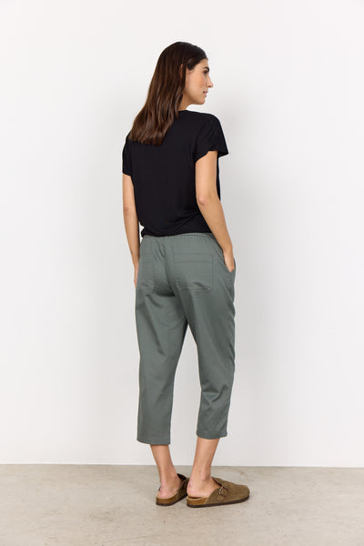 Akila Cotton Blend Crop Pant (Misty)