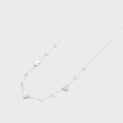 Monica Heart Stainless Steel Necklace- 2 Colour Options