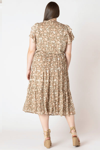 PLUS Larissa Floral Maxi Dress
