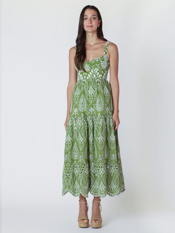 Gabriella Embroidered Maxi Dress - 25% OFF AT CHECKOUT - FINAL SALE