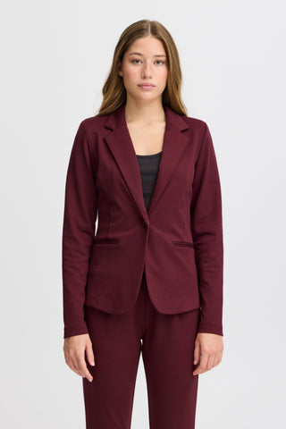 Kate Blazer (Olive) (Burgundy)