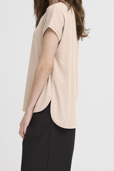 Rebel Metallic Look T-Shirt (Nature)