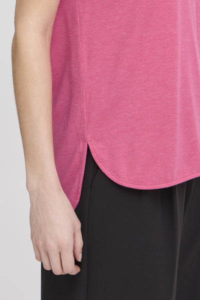 Rebel Metallic Fleck T-Shirt (Pink Yarrow)