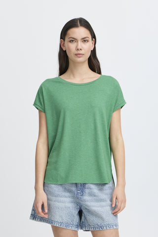 Rebel Metallic Look T-Shirt (Pine Green)