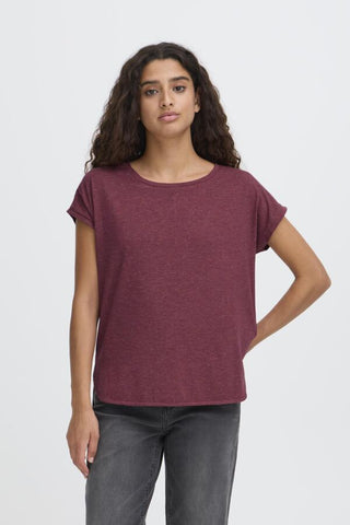 Rebel Metallic Fleck T-Shirt (Maroon)