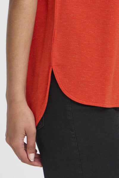 Rebel Metallic Fleck T-Shirt (Fiery Red)