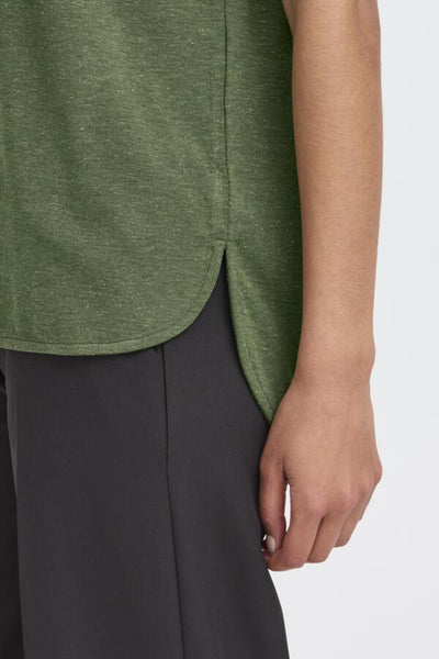 Rebel Metallic Fleck T-Shirt (Rifle Green)