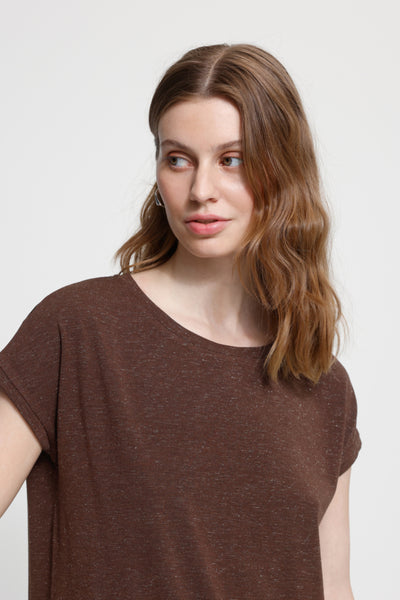 Rebel Metallic Fleck T-Shirt ( Chicory Coffee)
