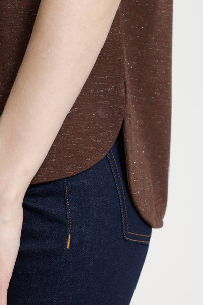Rebel Metallic Fleck T-Shirt ( Chicory Coffee)