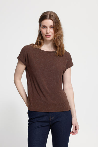 Rebel Metallic Fleck T-Shirt ( Chicory Coffee)