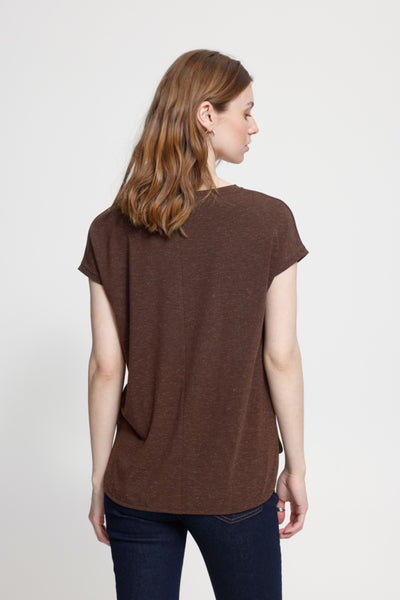 Rebel Metallic Fleck T-Shirt ( Chicory Coffee)