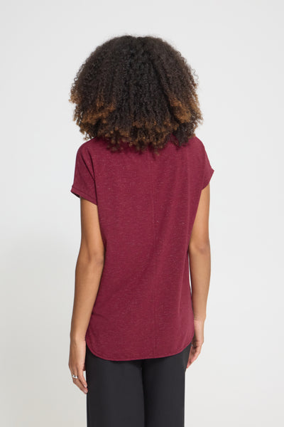 Rebel Metallic Fleck T-Shirt (Rhododendron)