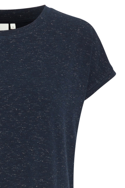 Rebel Metallic Fleck T-Shirt (Navy)