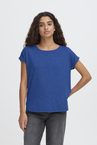 Rebel Metallic Fleck T-Shirt (Navy Peony)