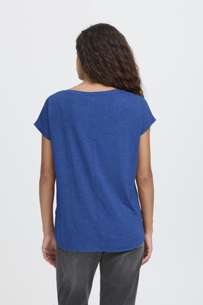 Rebel Metallic Fleck T-Shirt (Navy Peony)