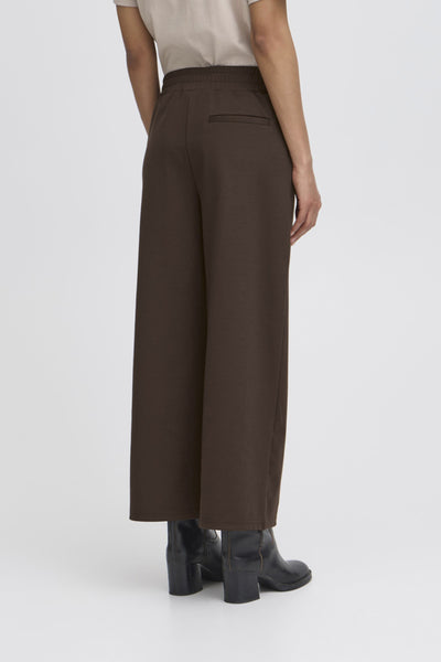 Kate Signature Wide Crop Pant (Chocolate)
