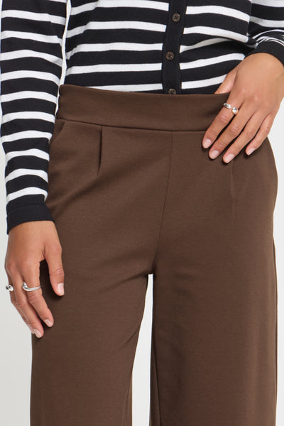 Kate Signature Wide Crop Pant (Chicory Coffee)