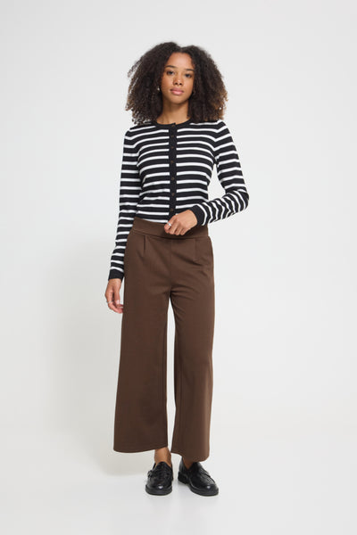 Kate Signature Wide Crop Pant (Chicory Coffee)