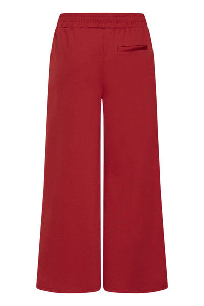 Kate Signature Wide Crop Pant (Red Dahlia)
